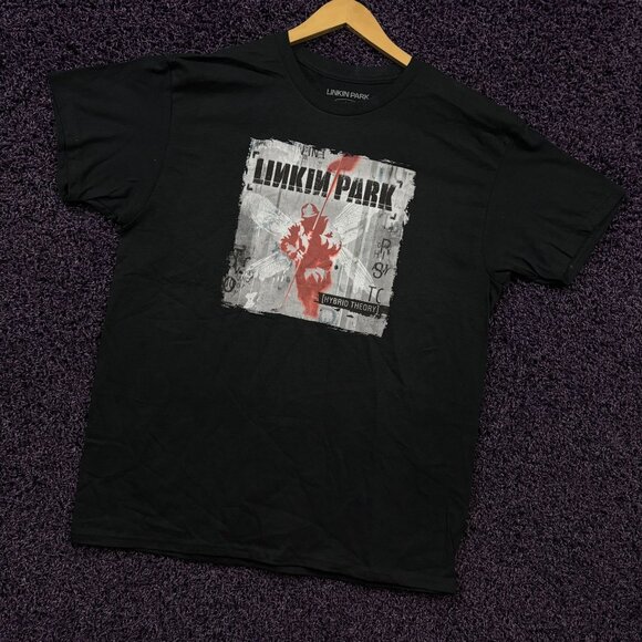 Linkin Park Hybrid Theory Album Art Nu Metal Band T-Shirt L - Picture 3 of 4